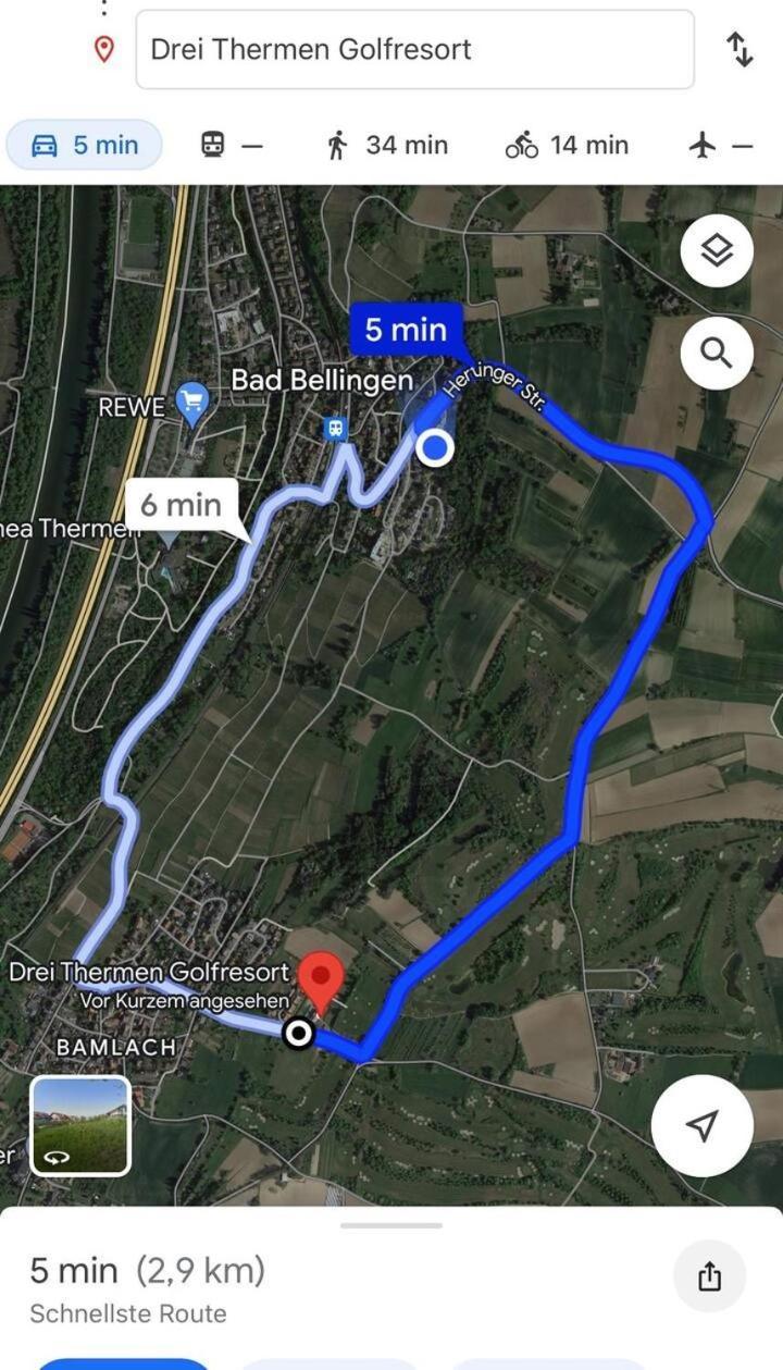 Vogesenblick Lägenhet Bad Bellingen Exteriör bild